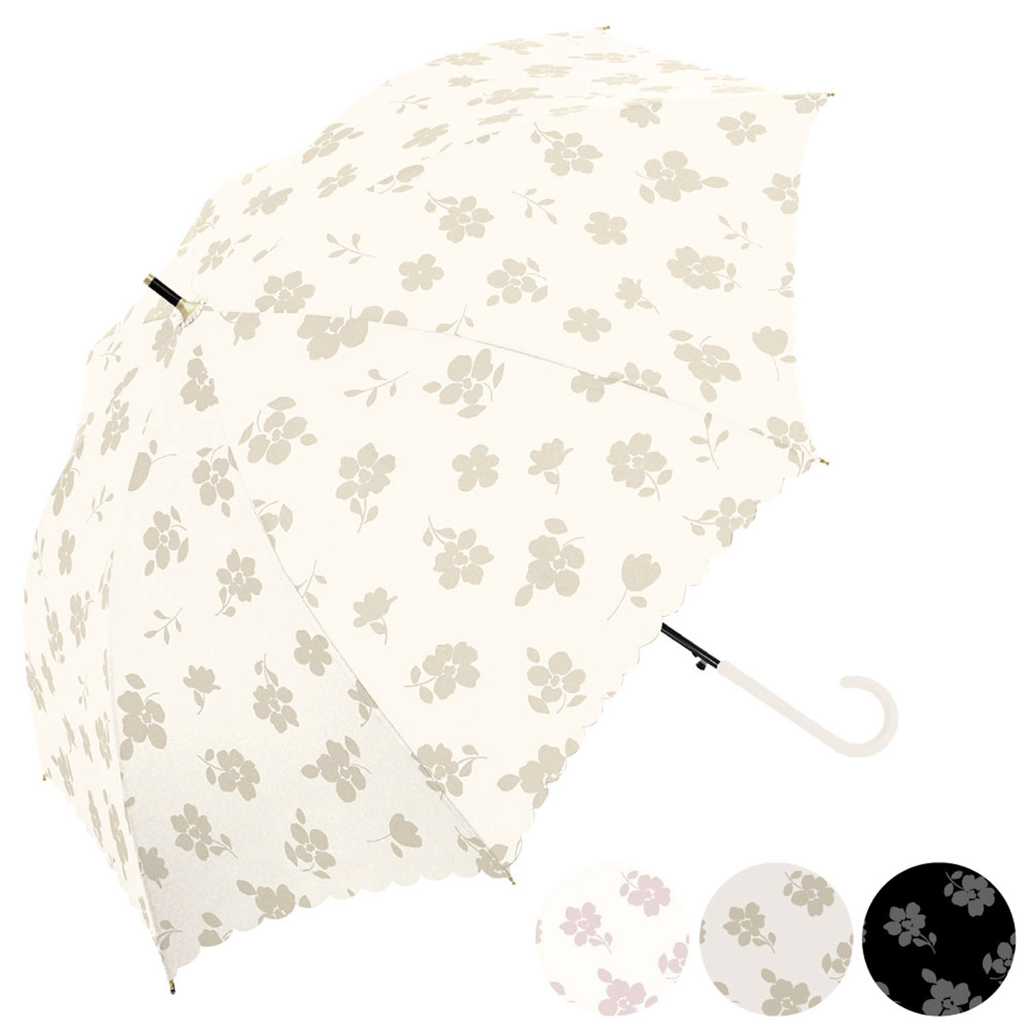晴雨兼用 フリージア長傘 - 画像6