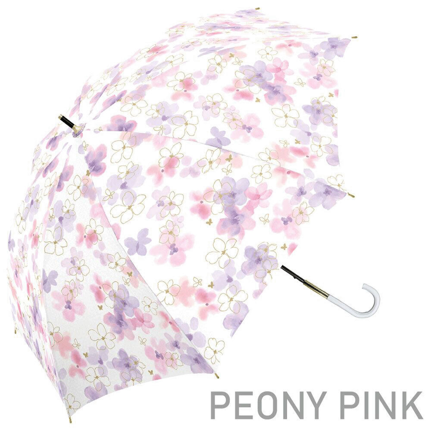 晴雨兼用 フローラル長傘 - 画像2