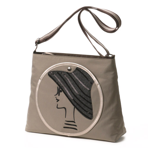 ご婦人柄ショルダーバッグ - 画像2