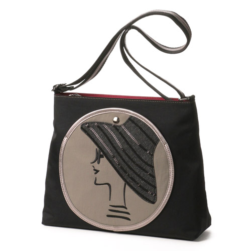 ご婦人柄ショルダーバッグ - 画像3