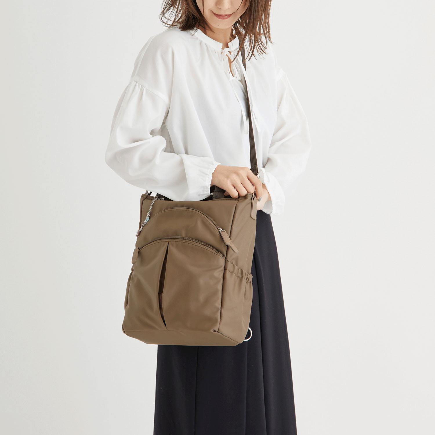 撥水ナイロン3WAYバッグ - 画像6