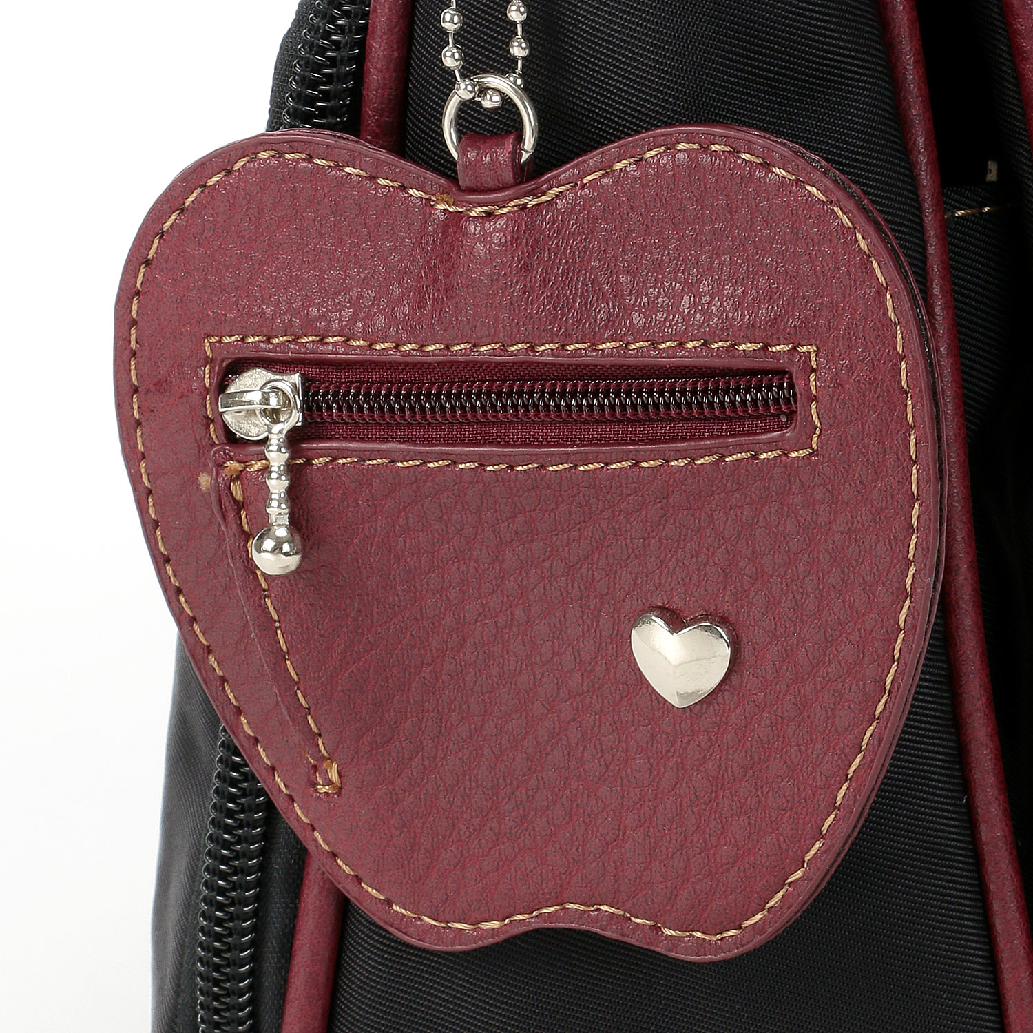 リンゴチャーム付ショルダーバッグ - 画像11