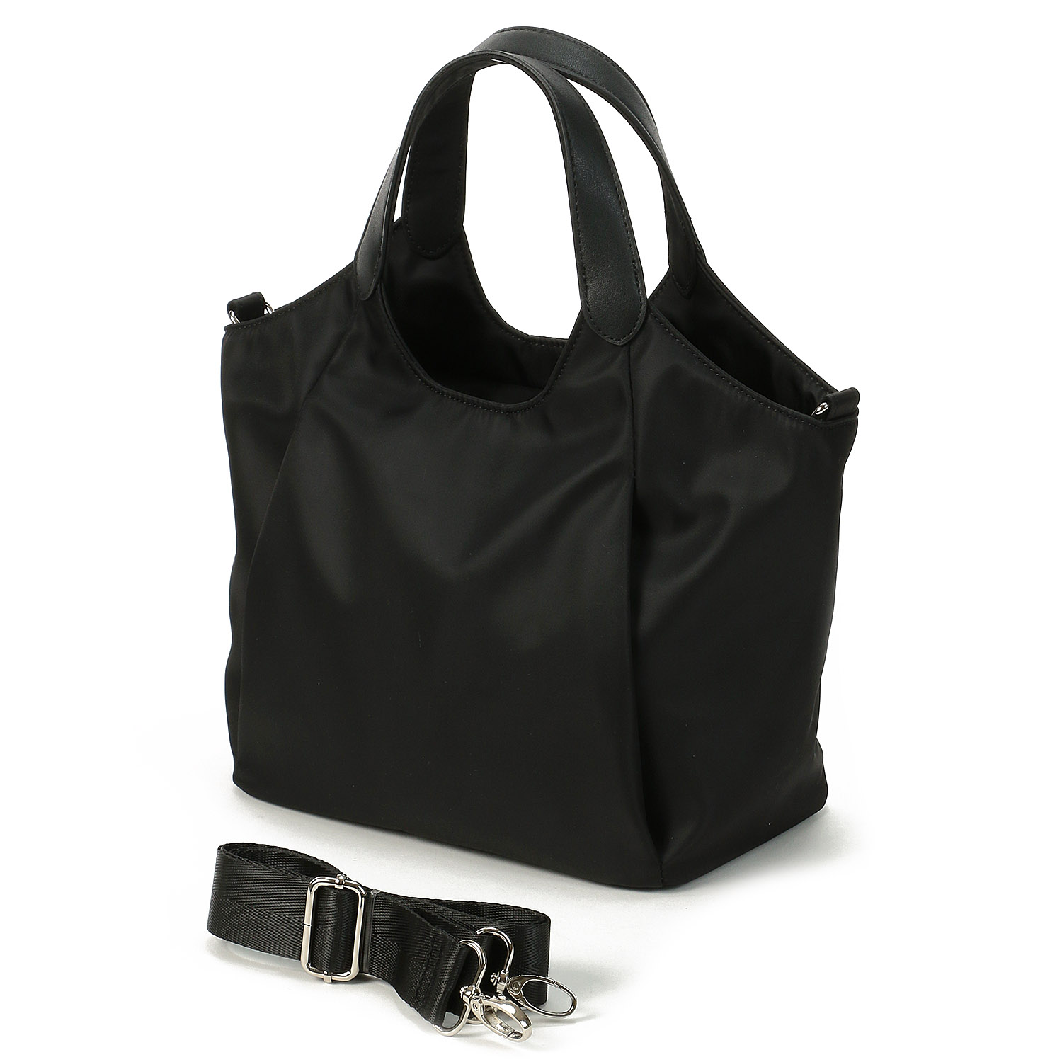 COOCO ダブルジップポケット2WAYミニトートバッグ - 画像2