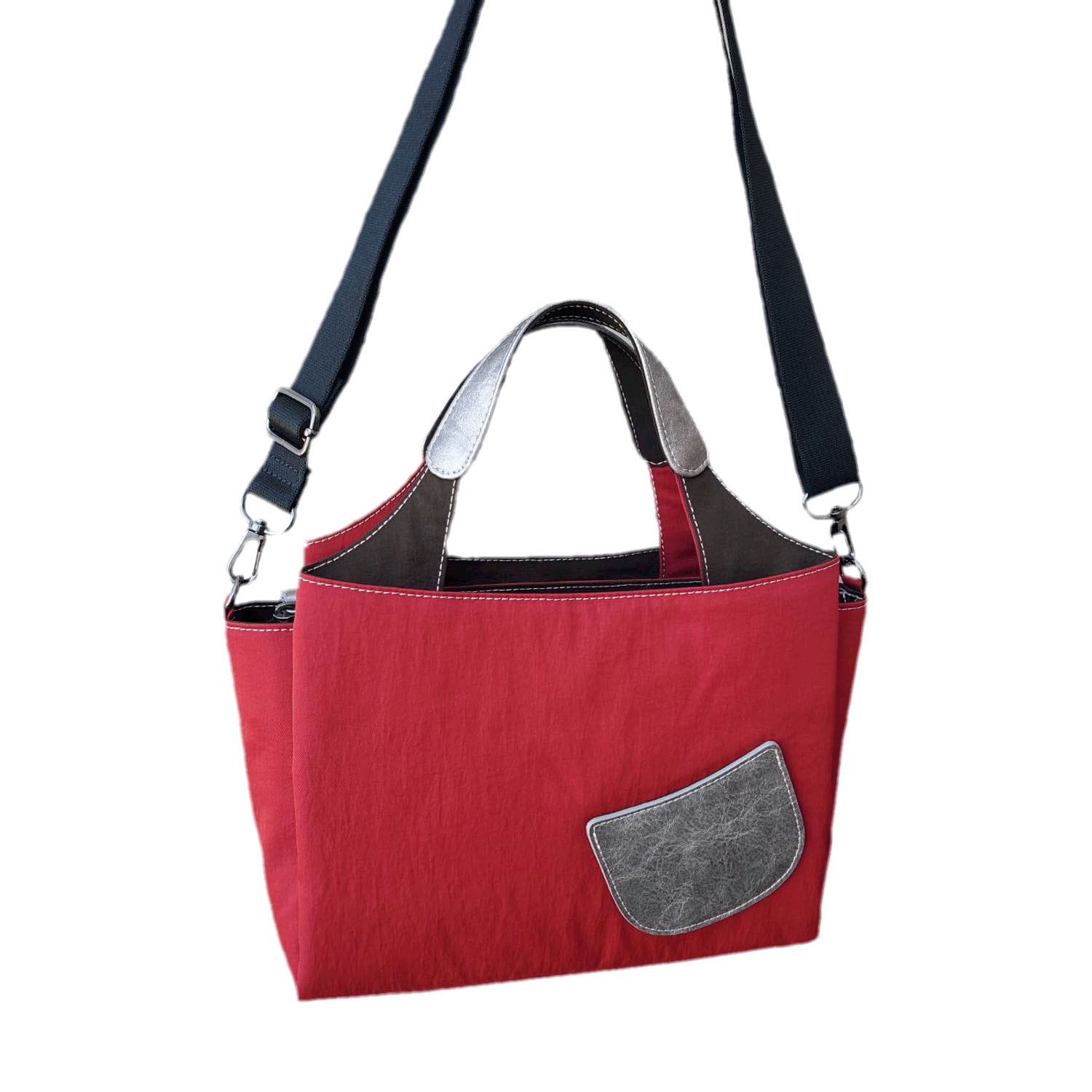 ツートンハンドル2WAYバッグ - 画像9