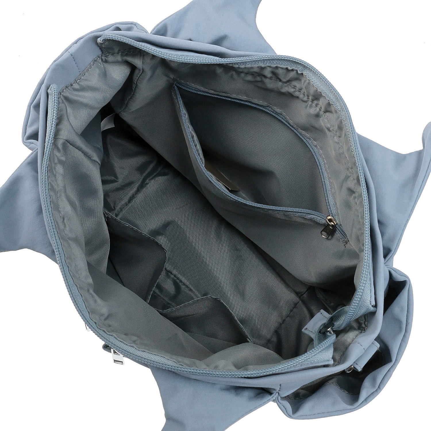 時短 カシメ多収納Wファスナ－2WAYバッグ - 画像4