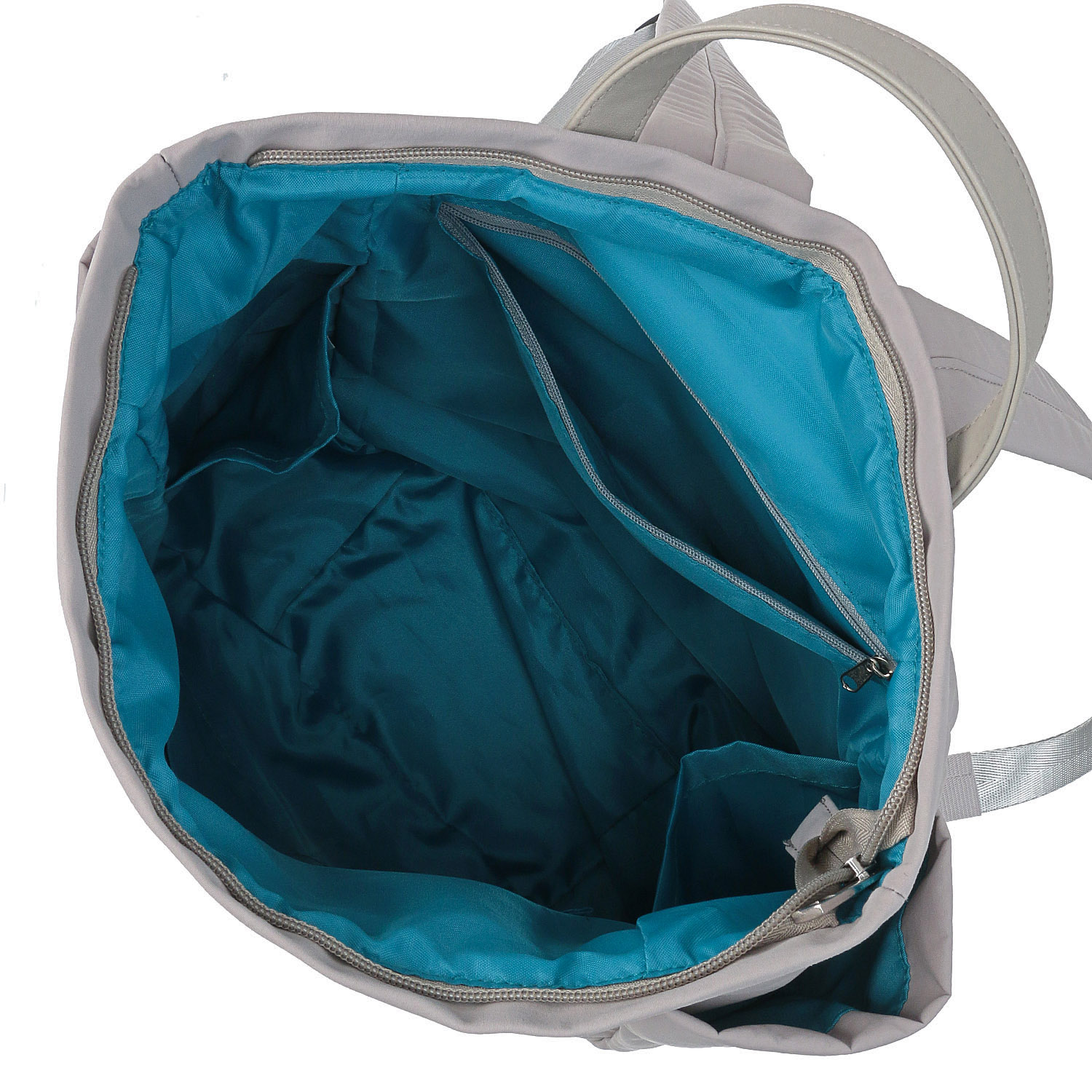 時短 カシメ多収納Wファスナ－リュックサック - 画像3