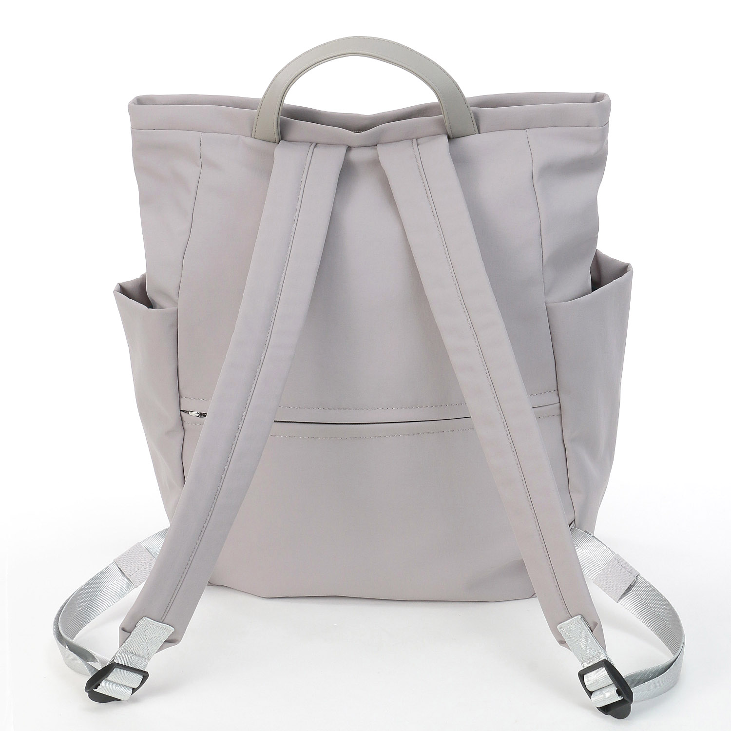 時短 カシメ多収納Wファスナ－リュックサック - 画像3