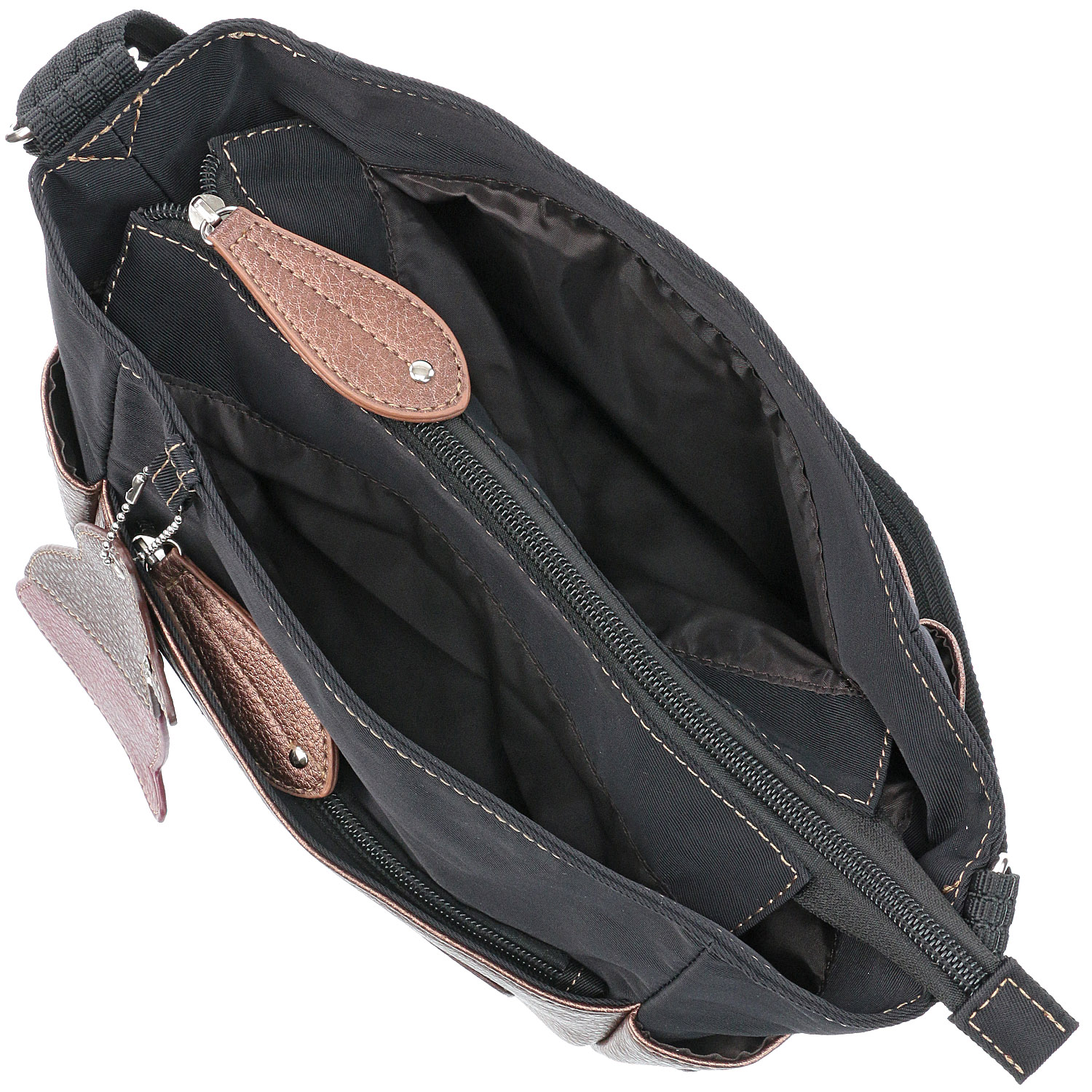 猫チャーム付ショルダーバッグ - 画像4