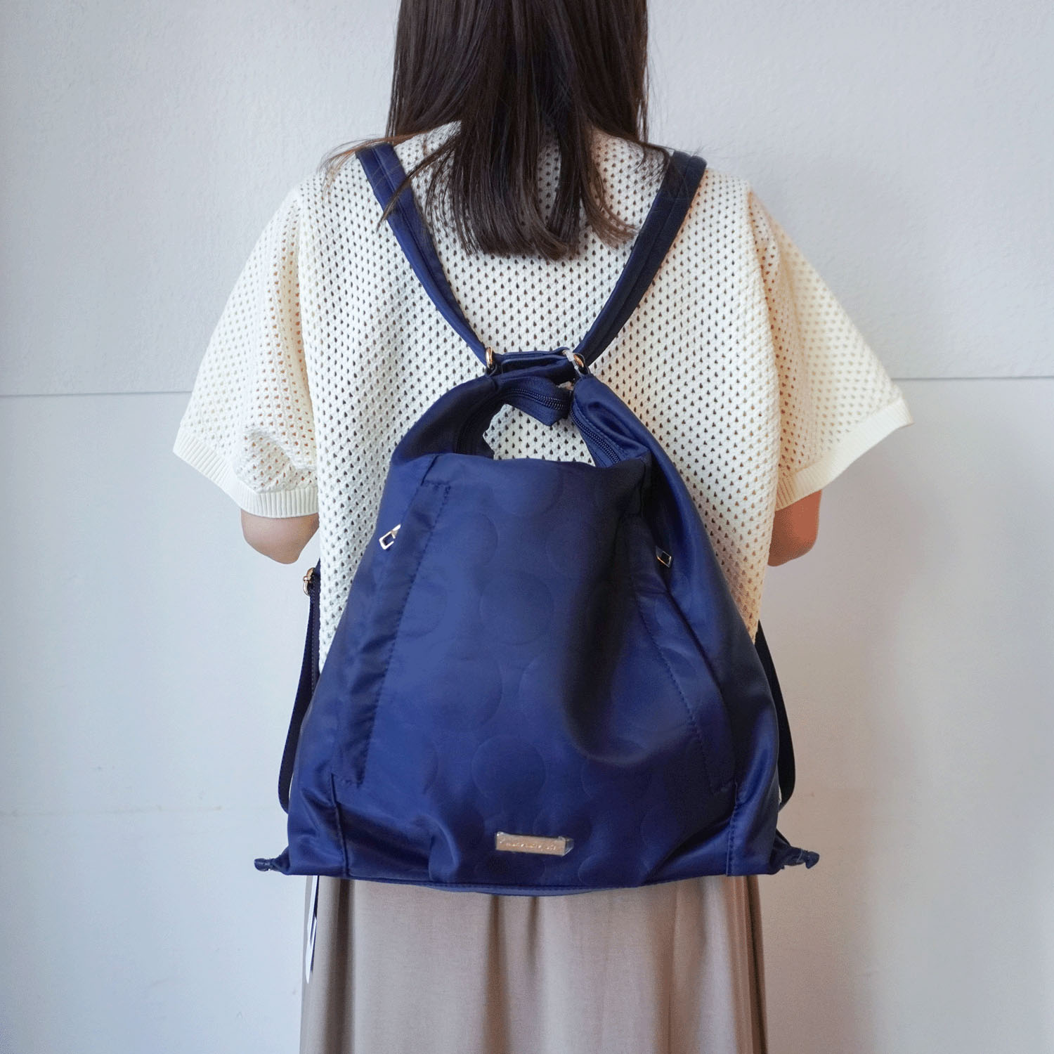 marie claire bis 水玉エンボス2WAYリュックサック - 画像1