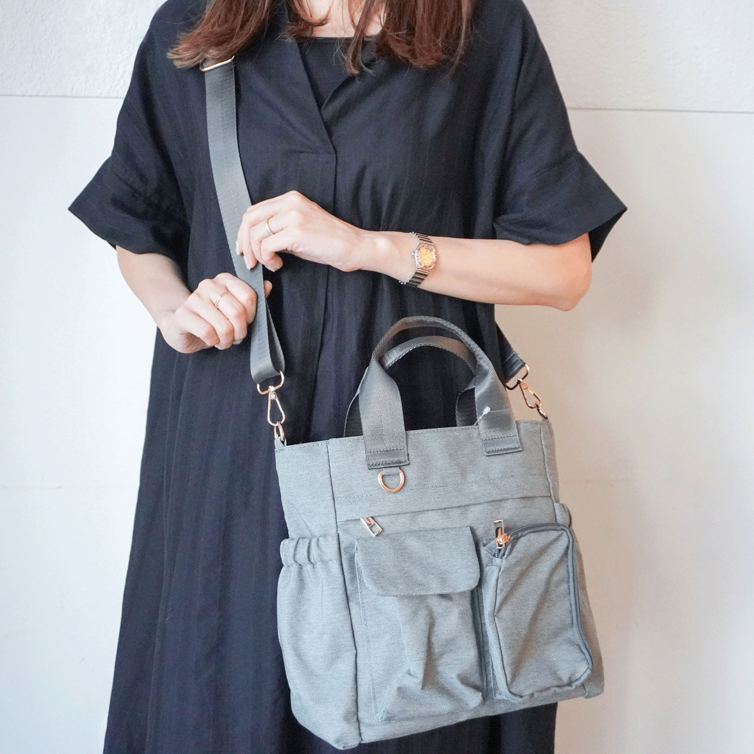 時短前ポケット 2WAYバッグ - 画像2