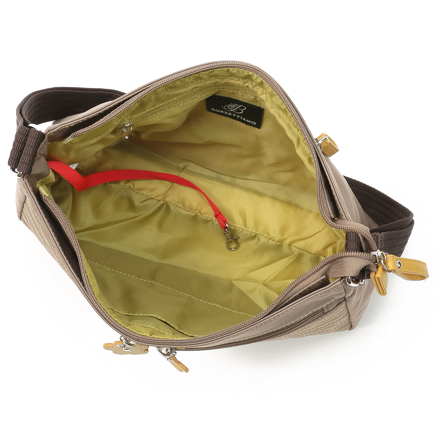 【12－00、14－00 在庫ある分で終了】BORSETTIAMO プランチュール ステッチ横型ショルダーバッグ - 画像10