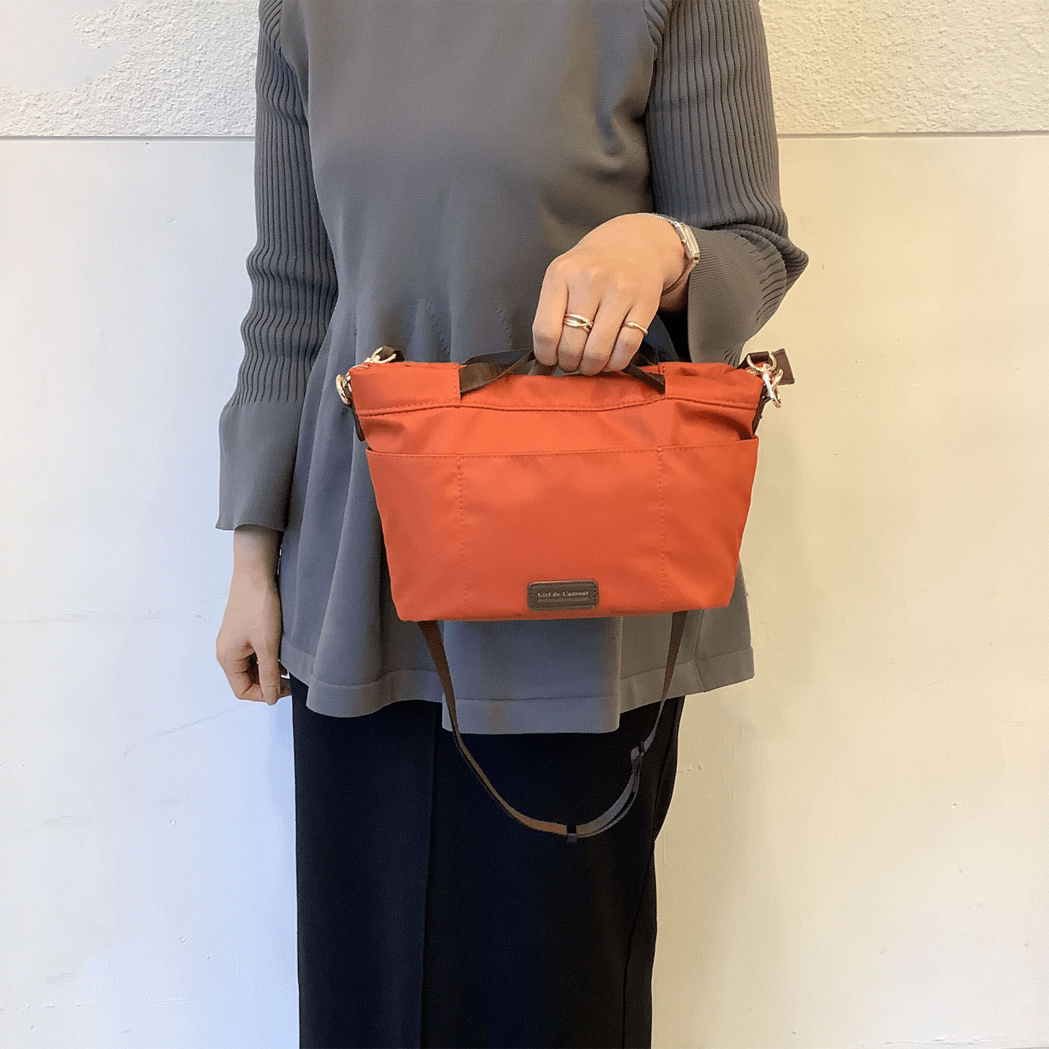 バッグインバッグ ショルダー付きSサイズ