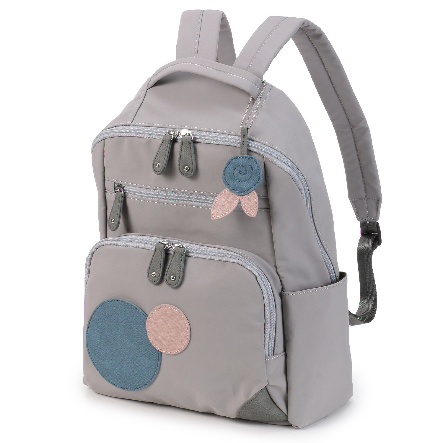 ZAZAシワナイロンサークルリュックサック - 画像2