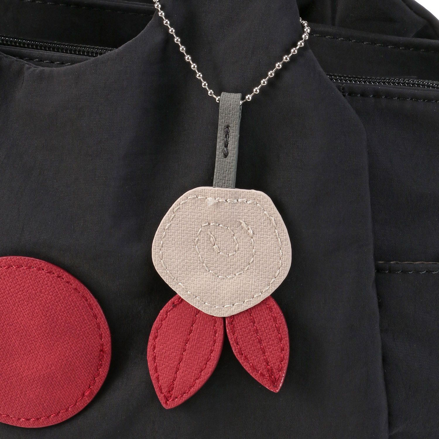 ZAZAシワナイロンサークル2WAYバッグ - 画像8