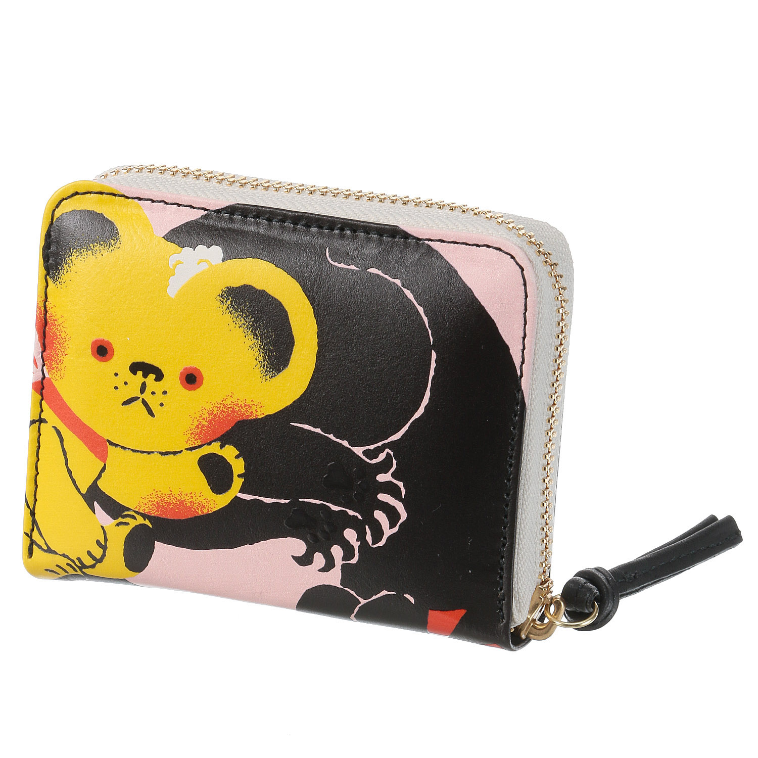 perche 黒ねこ意匠 ROBINジャバラカードウォレット - 画像7