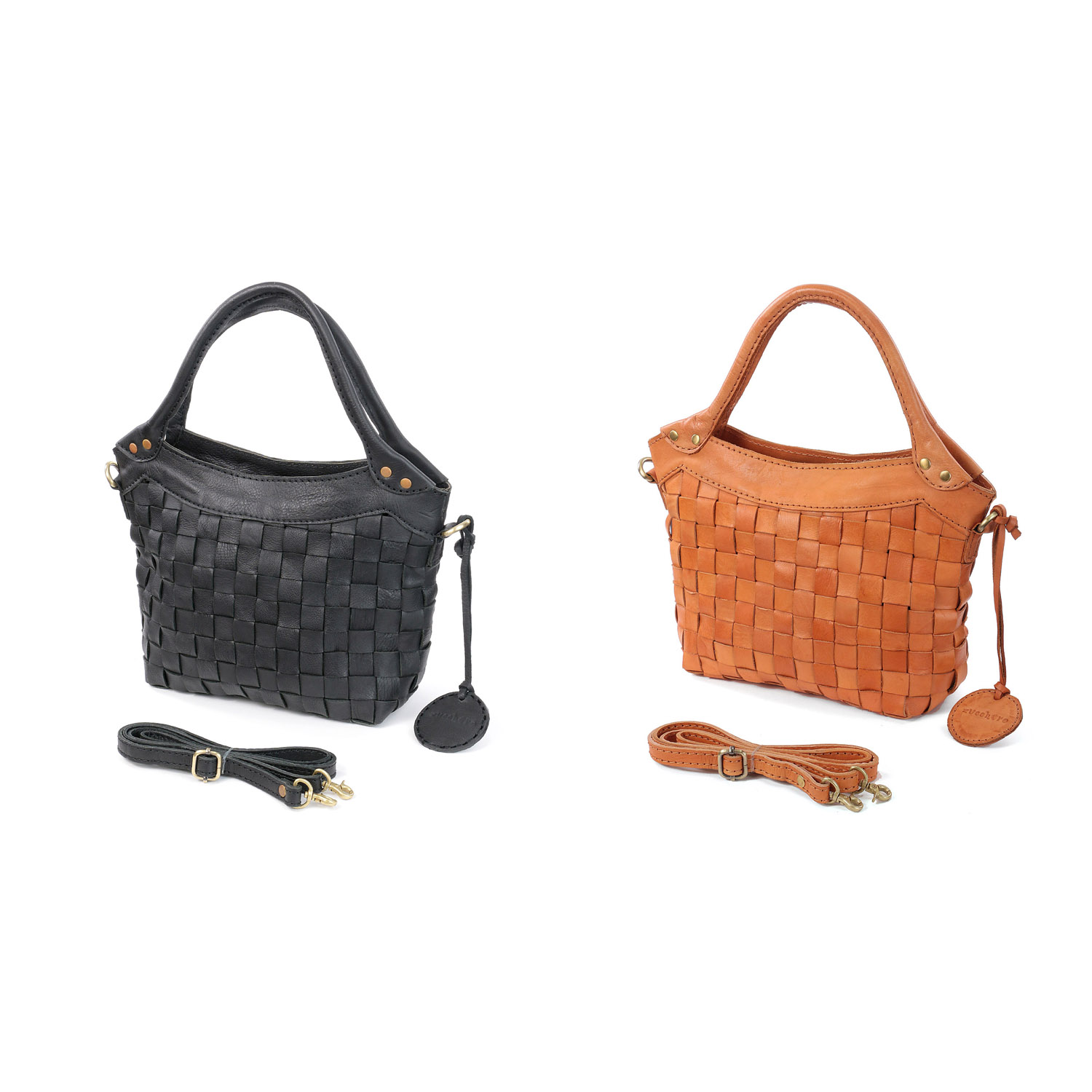 zucchero 牛革メッシュ2WAYバッグ - 画像1