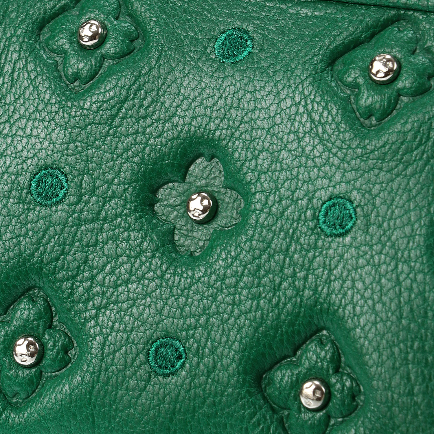 perche 桜スタッズアクリル玉2つ折がま口ウォレット - 画像8