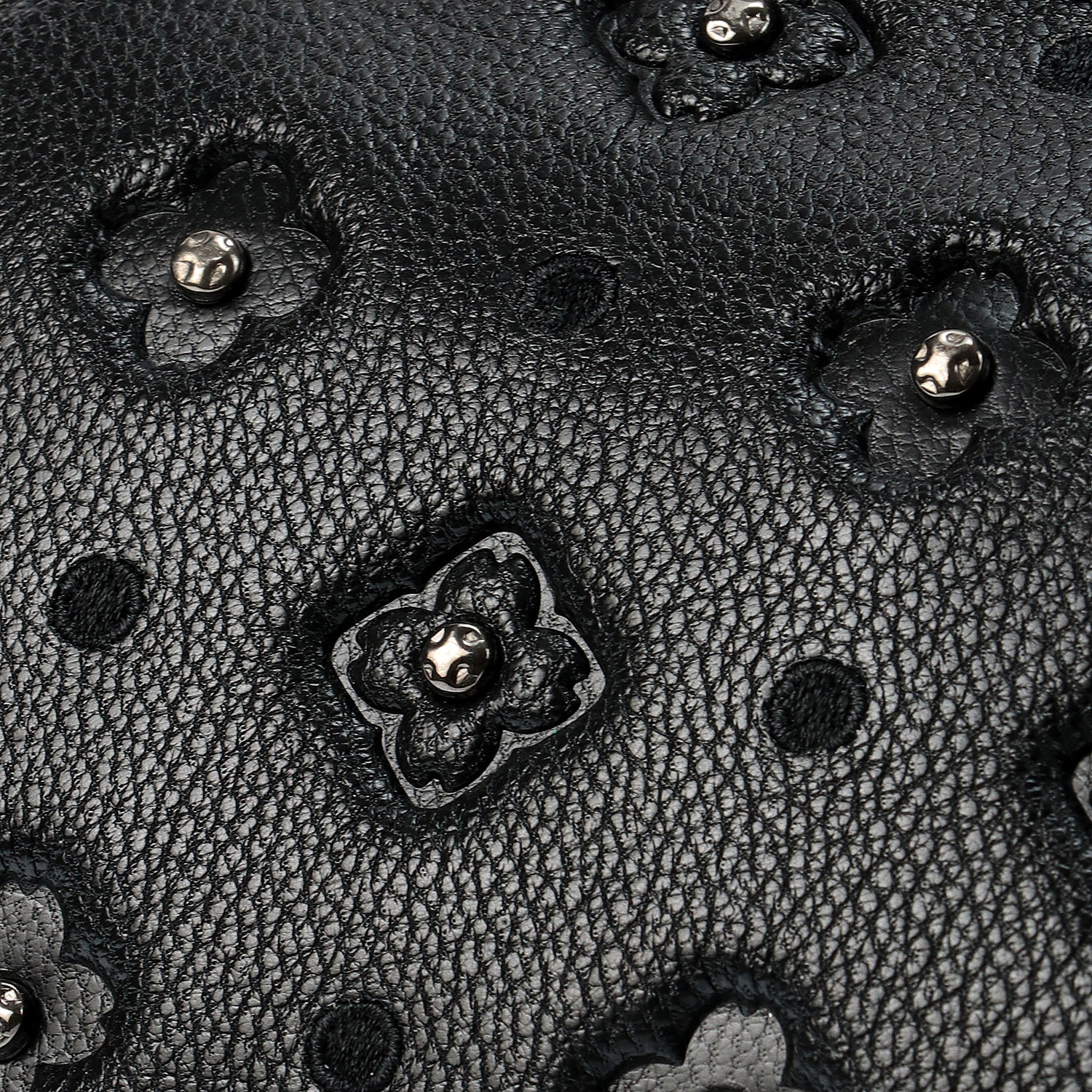 perche 桜スタッズアクリル玉がま口長財布 - 画像4