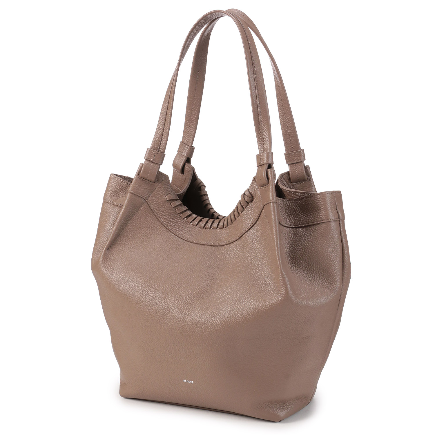 BEAURE オーバーロックバルーントートバッグ - 画像3