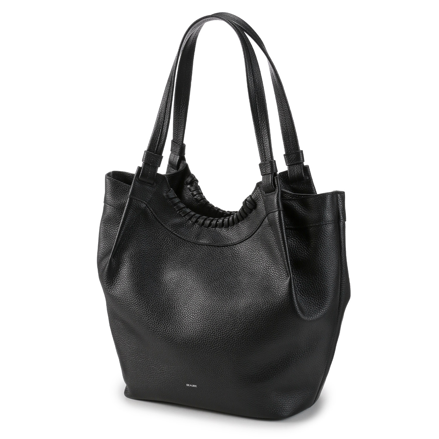 BEAURE オーバーロックバルーントートバッグ - 画像7