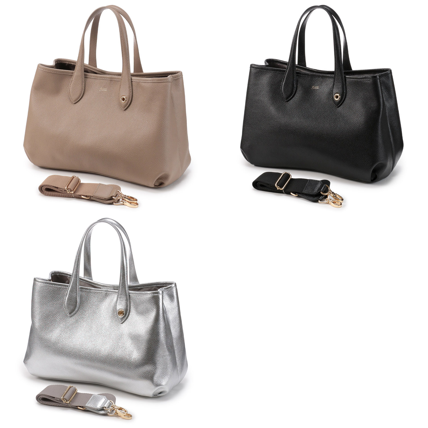 BEAURE カウレザーA4トートバッグ - 画像3