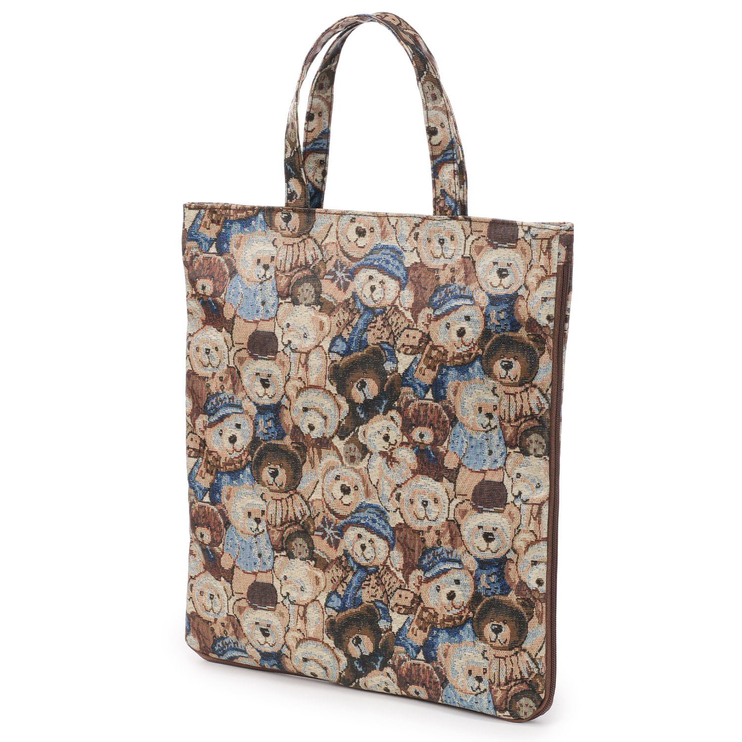 【エトワール別注柄】クマゴブラン柄A4拡張縦型バッグ - 画像9