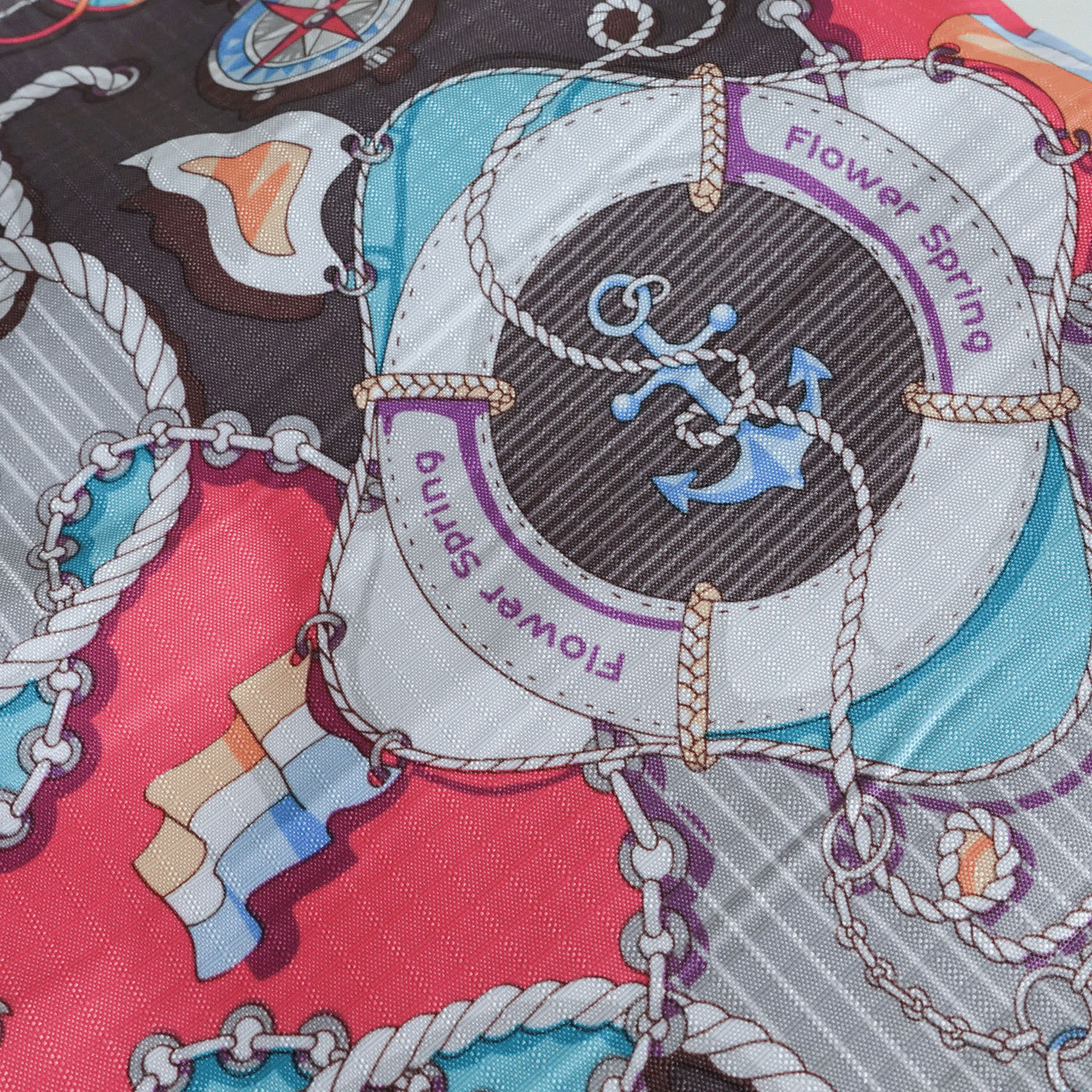 【エトワール別注柄】錨とロープ柄A4拡張縦型バッグ - 画像5