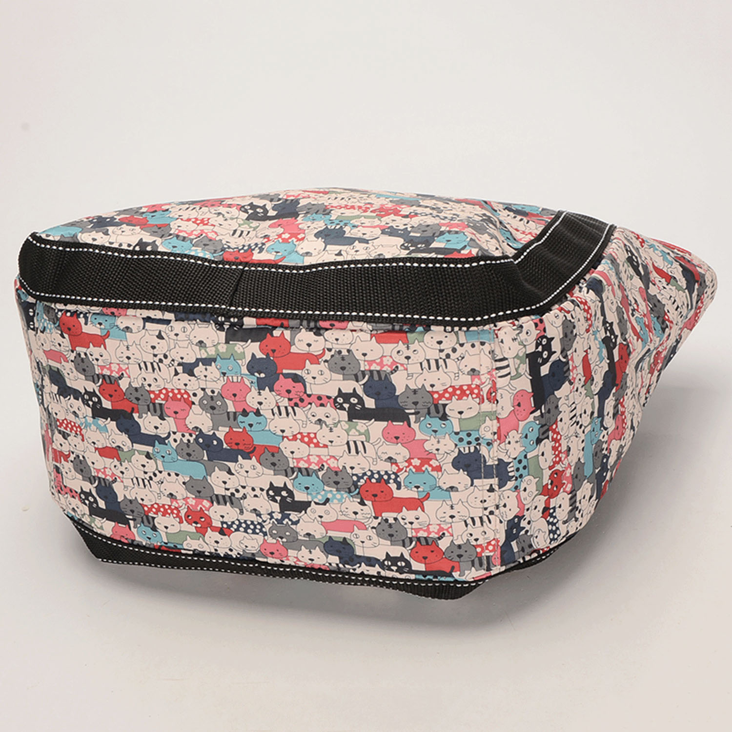 キャット＆フラワーバルーントートバッグ - 画像7