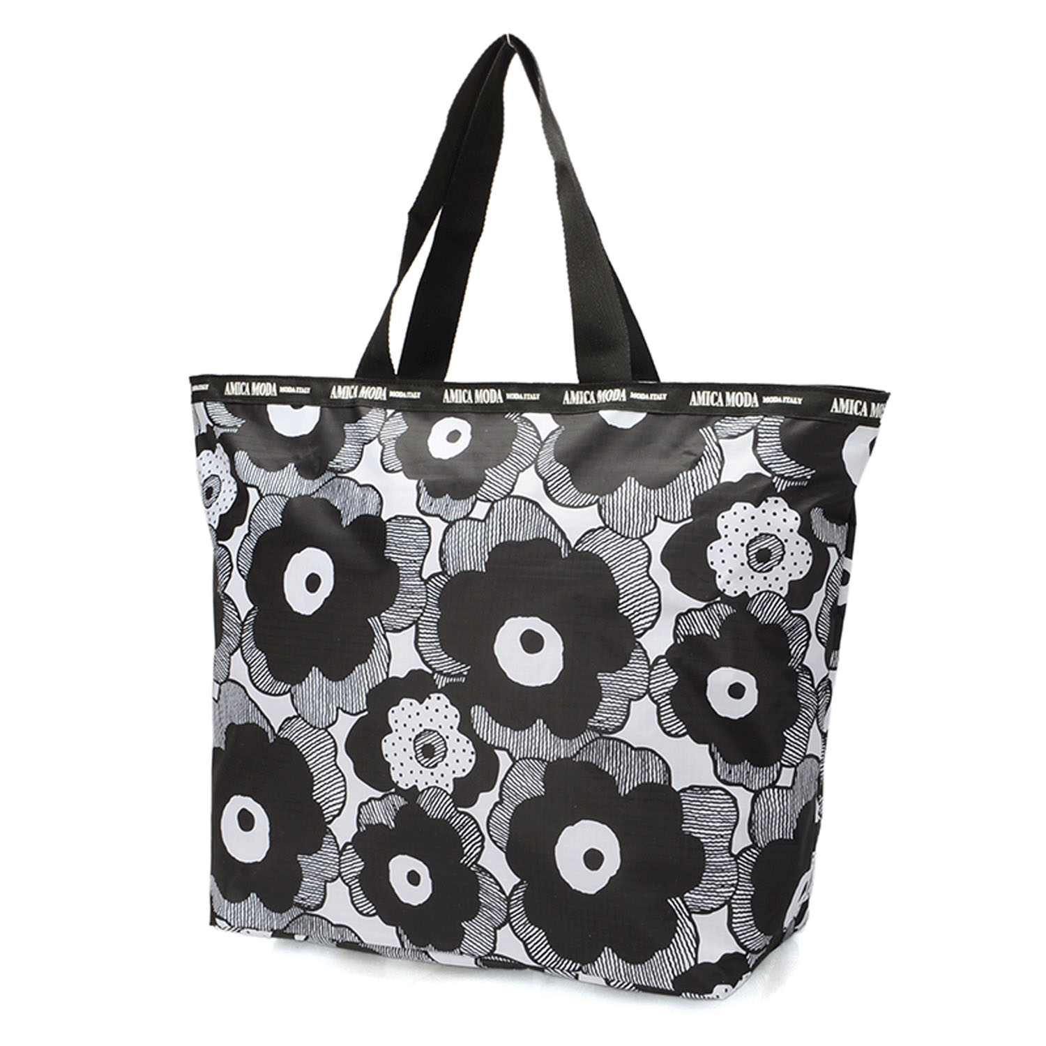 北欧花柄トートバッグ大 - 画像2