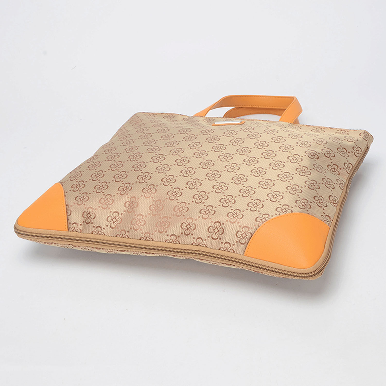 フラワー柄ジャカード A4拡張横型バッグ - 画像7