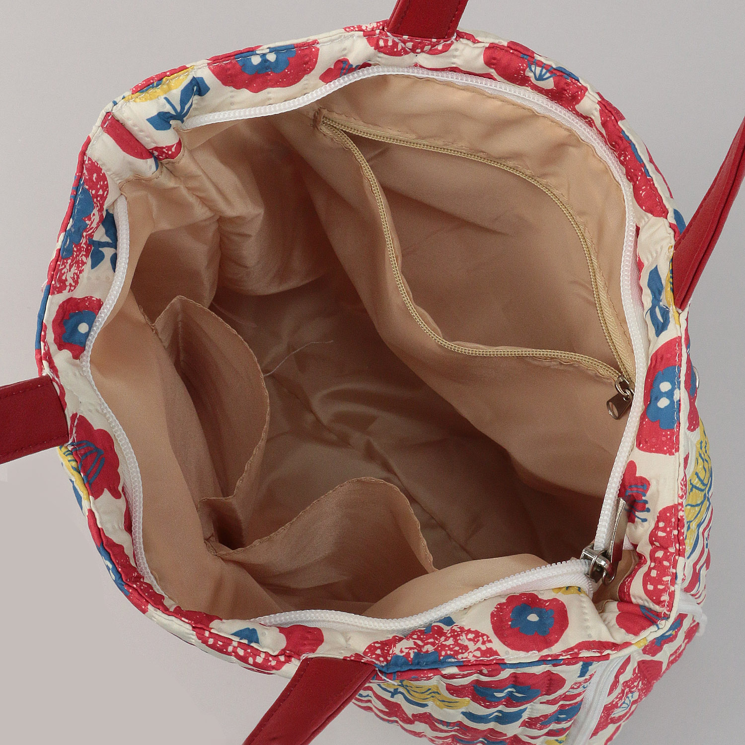 【エトワールオリジナル】北欧キルトA4拡張縦型バッグ - 画像9