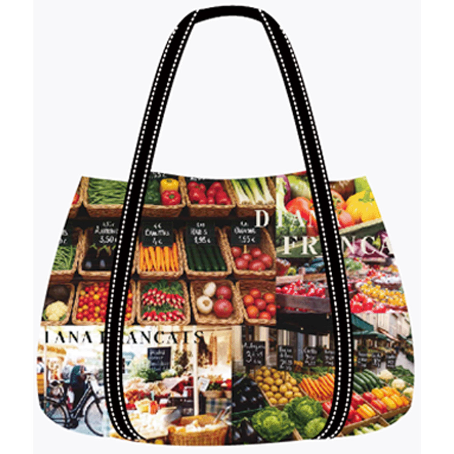 保冷転写プリントバルーン型トートバッグ - 画像3