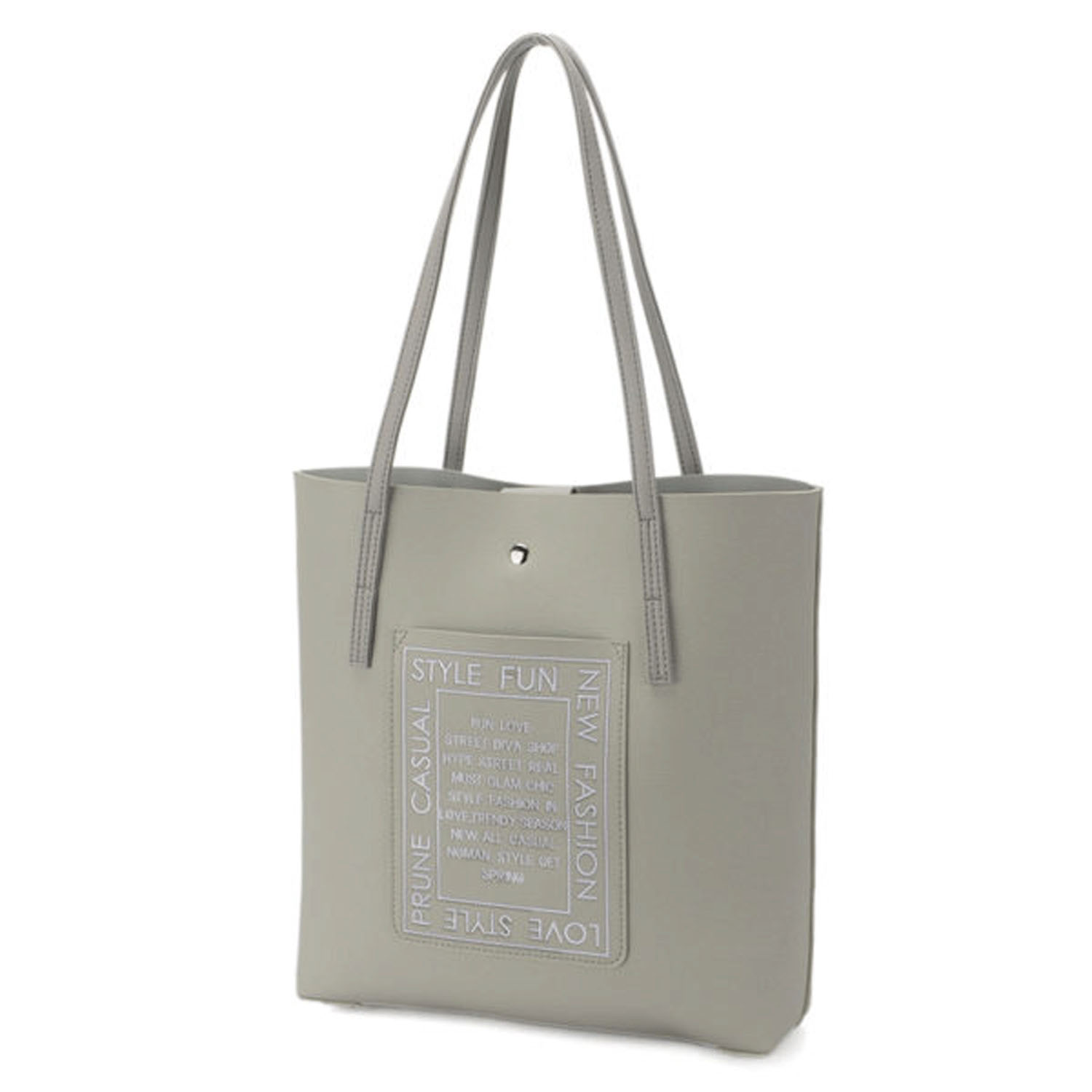 刺繍ポケットトートバッグ - 画像3