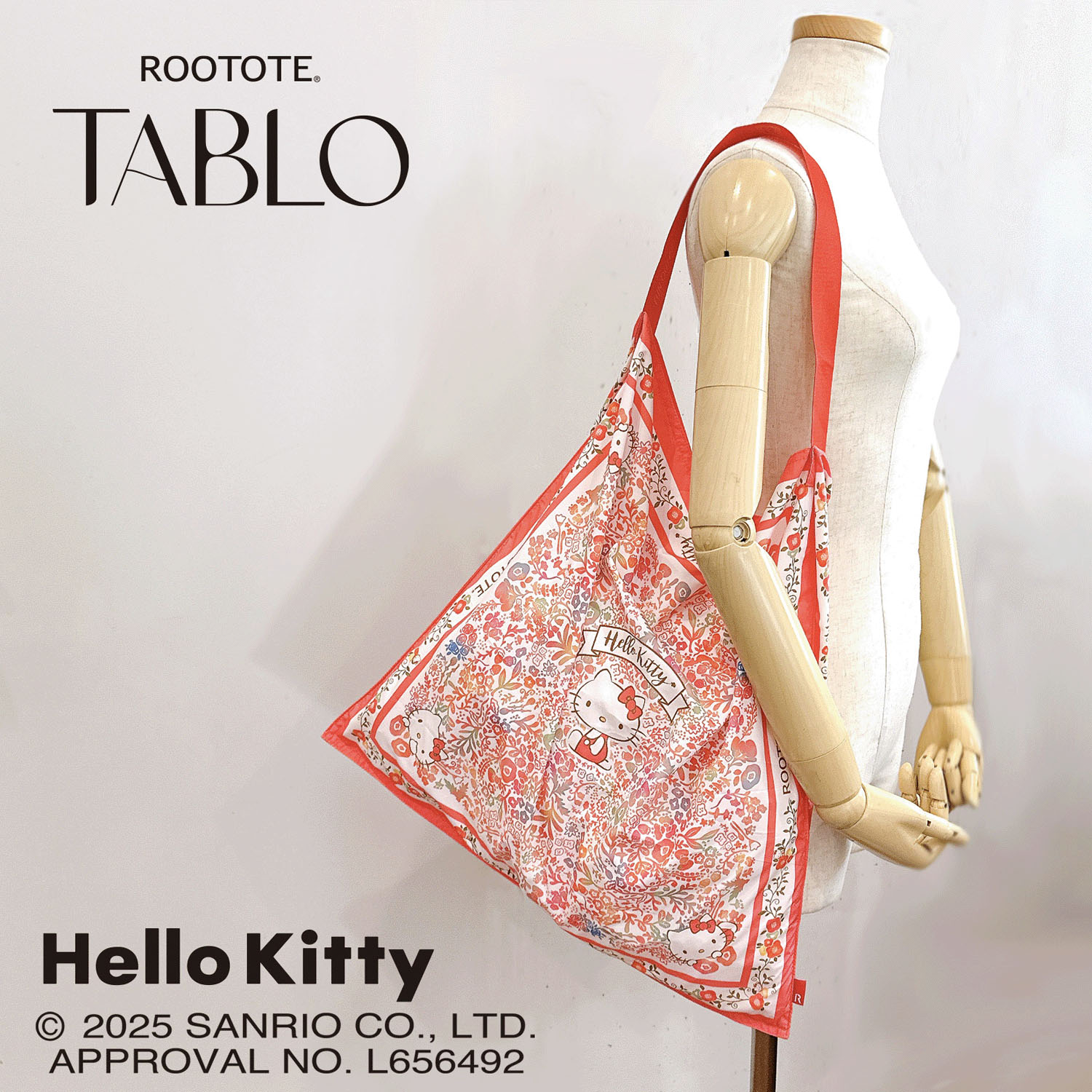 ルートート ハローキティスカーフトートバッグ