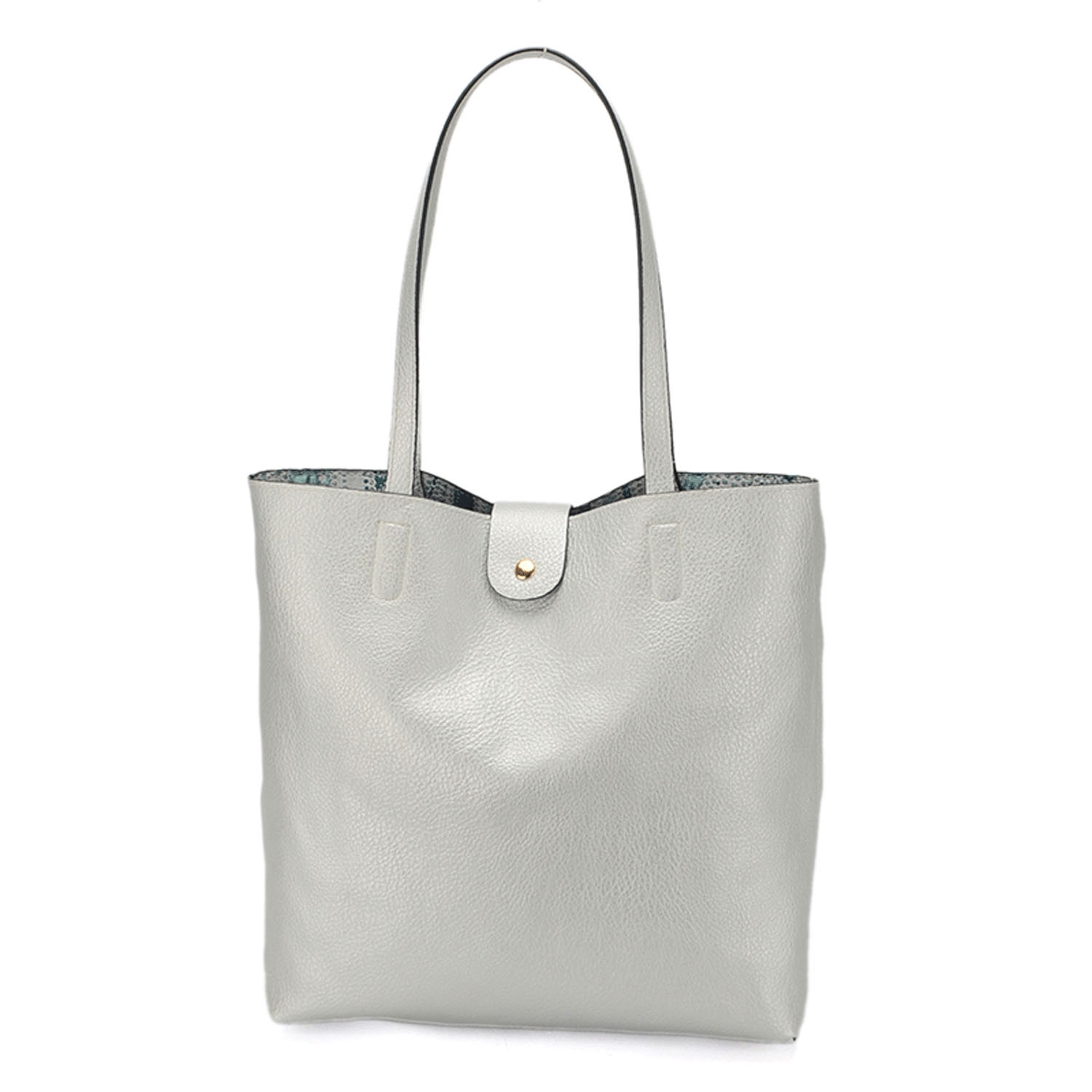 ウェーブ柄リバーシブルトートバッグ - 画像10