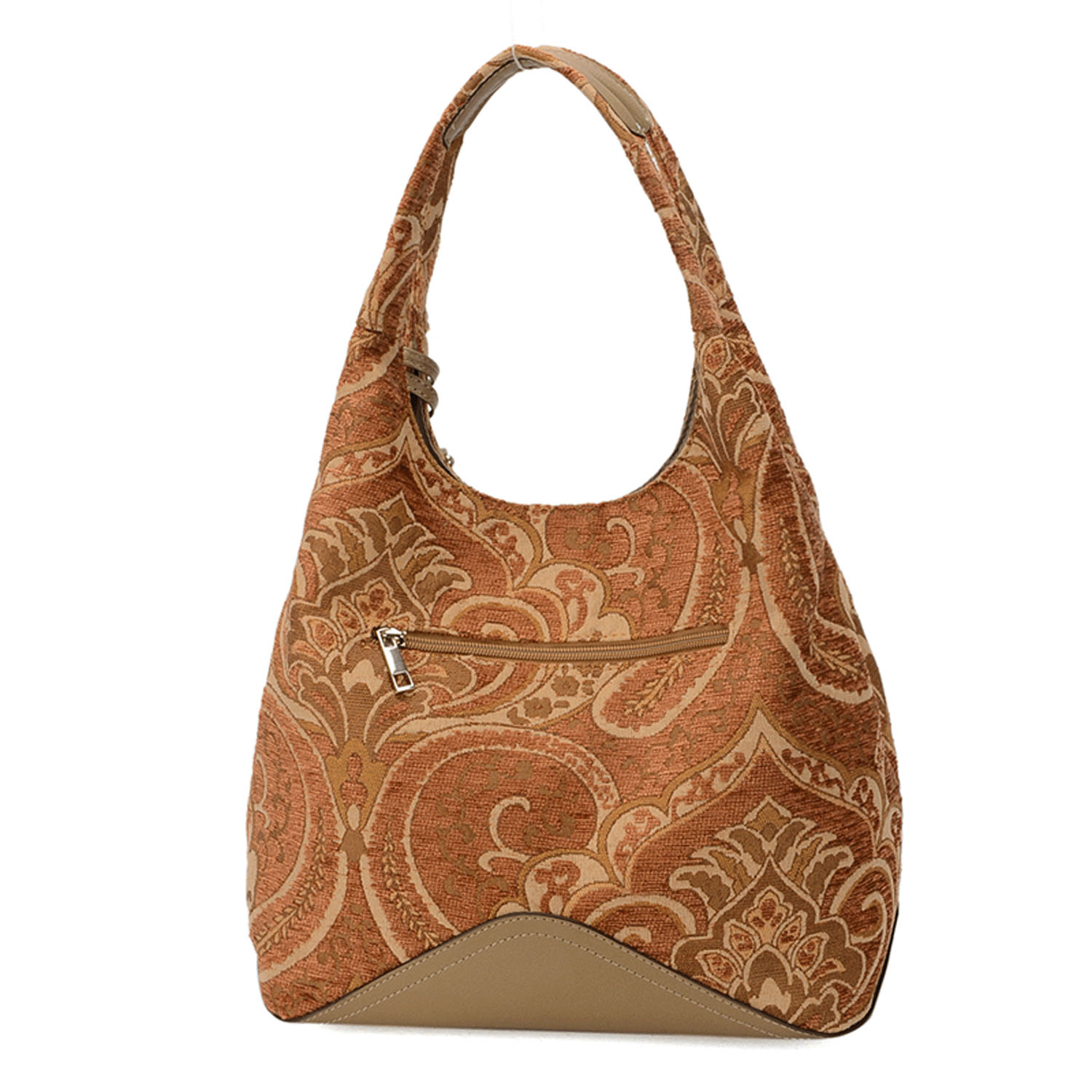 ペイズリー柄くり手バッグ - 画像2