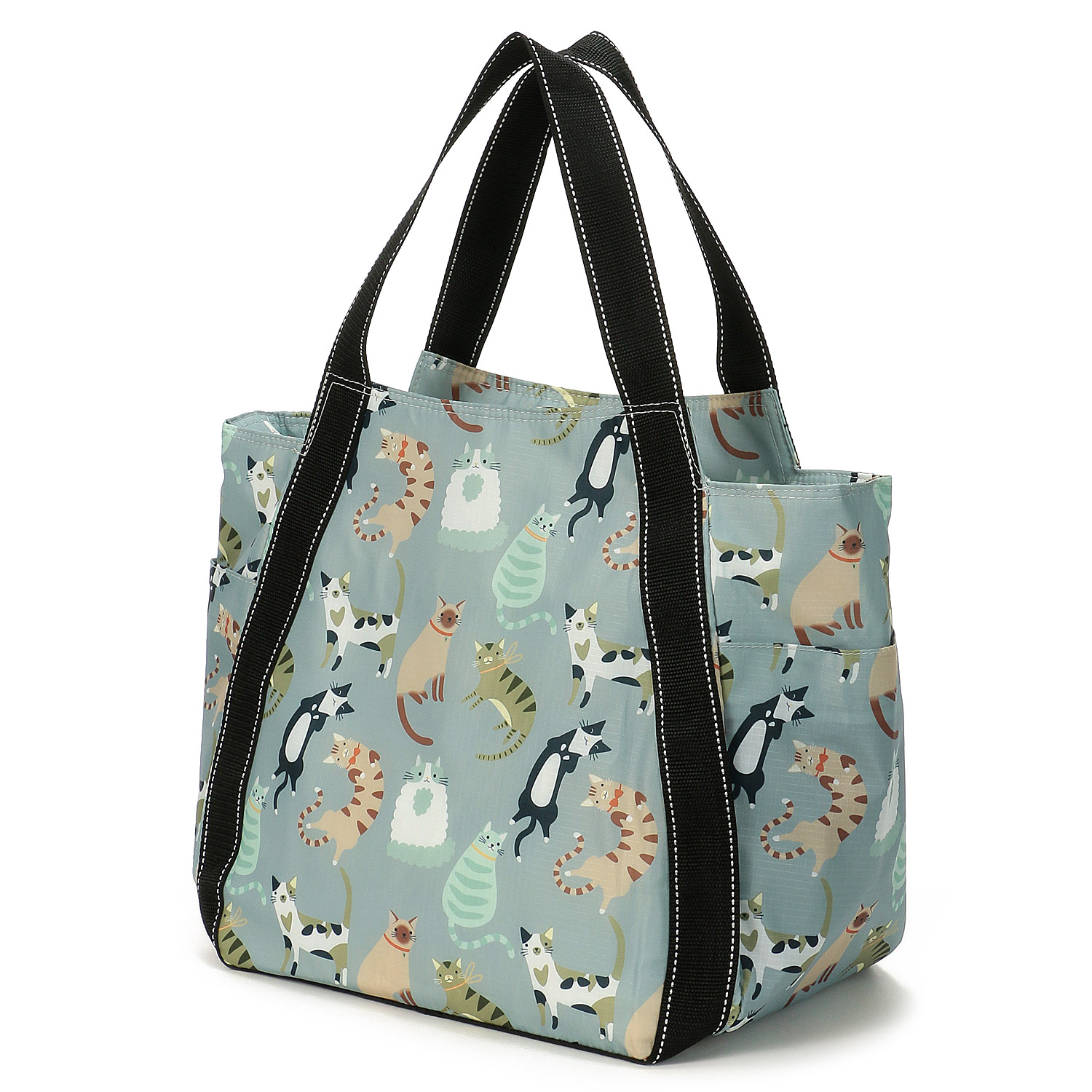 【エトワール別注柄】保冷色々猫柄 バルーン大