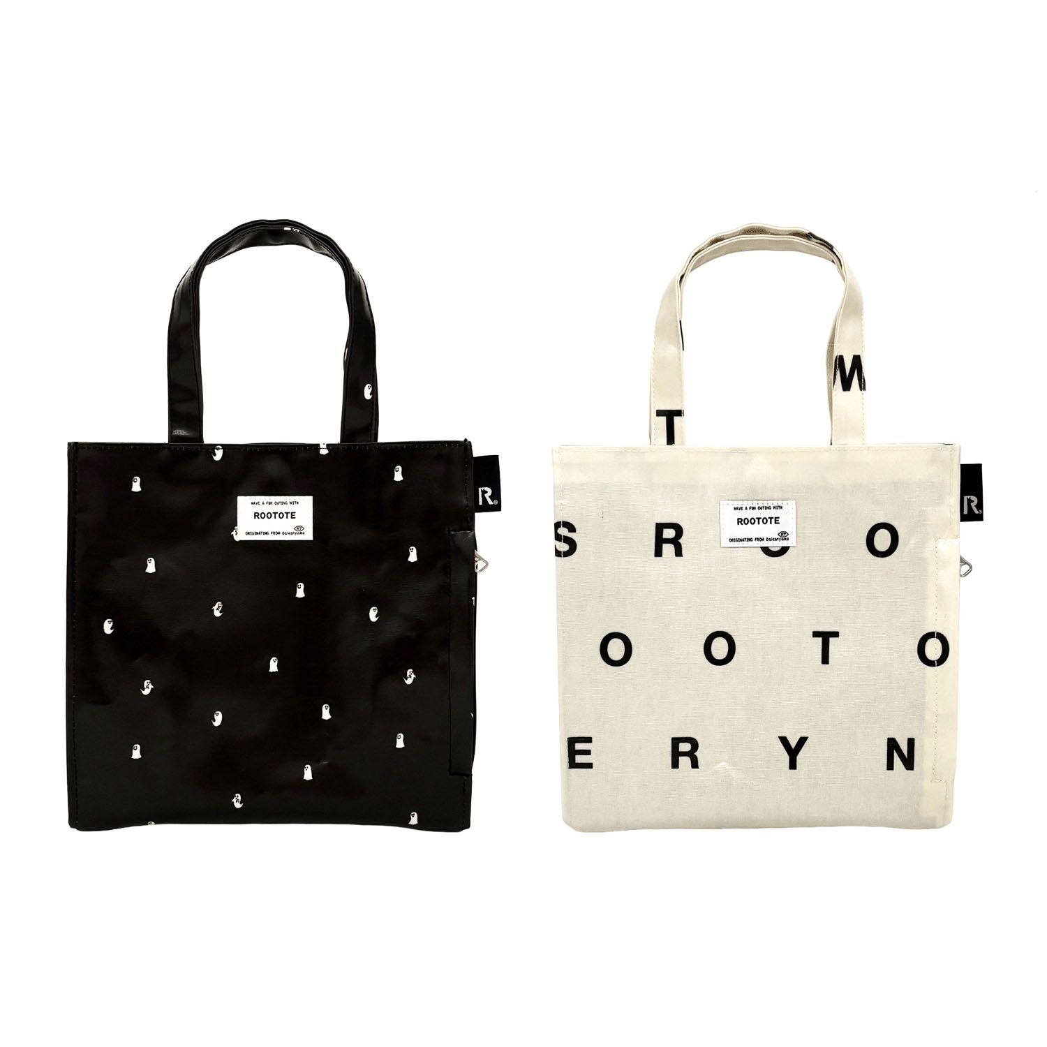 ルートート 柄ものラミネートスクエアバッグ - 画像1