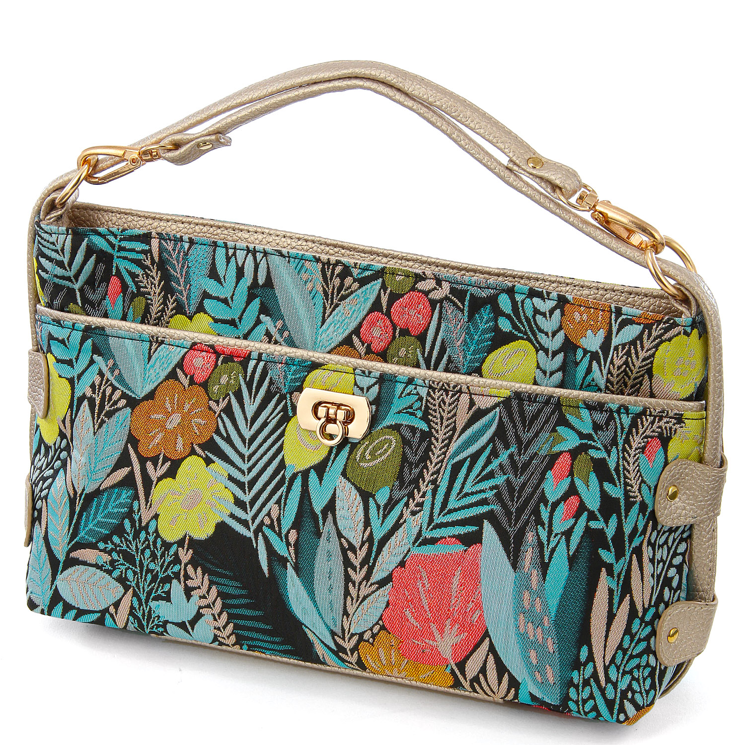 【リニューアル】himoシダイ 金具付きボタニカル柄 - 画像12