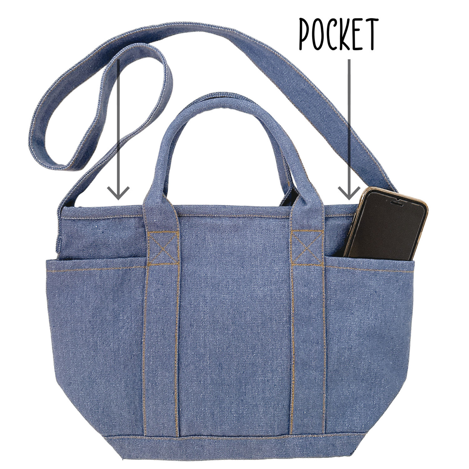 【74ー00は在庫限りで終了】ルートート PEANUTS リサイクルコットン刺繍2WAYバッグ - 画像8