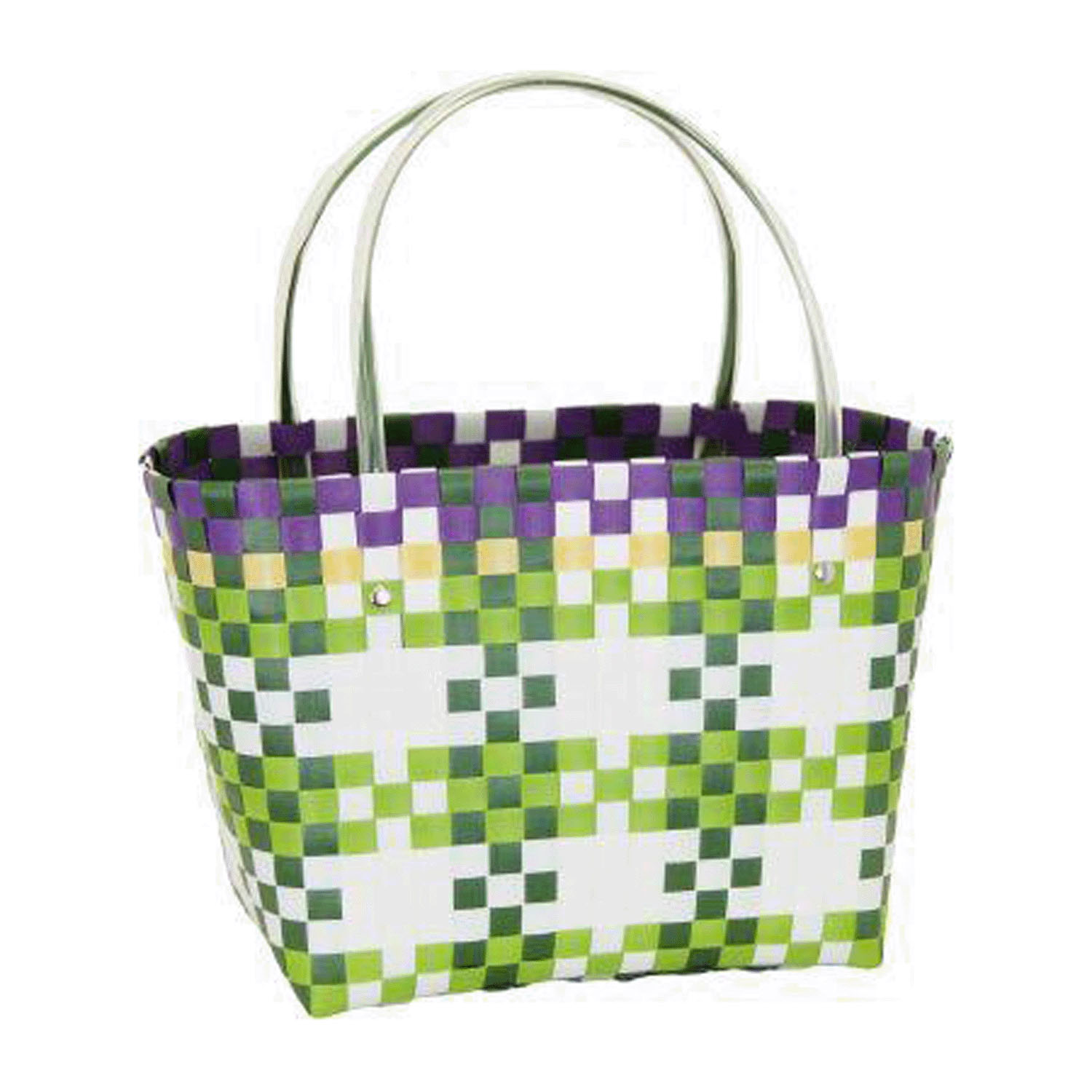 カラフルチェックメルカドバッグ - 画像7