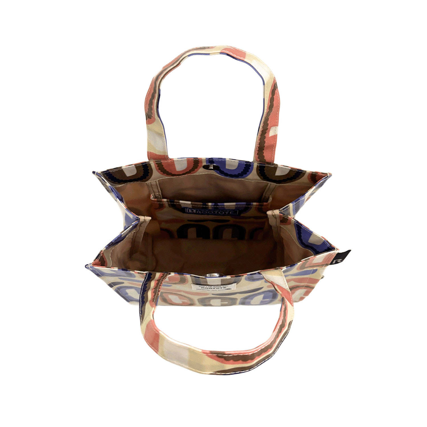 ルートート 柄ものラミネートスクエアバッグ - 画像4