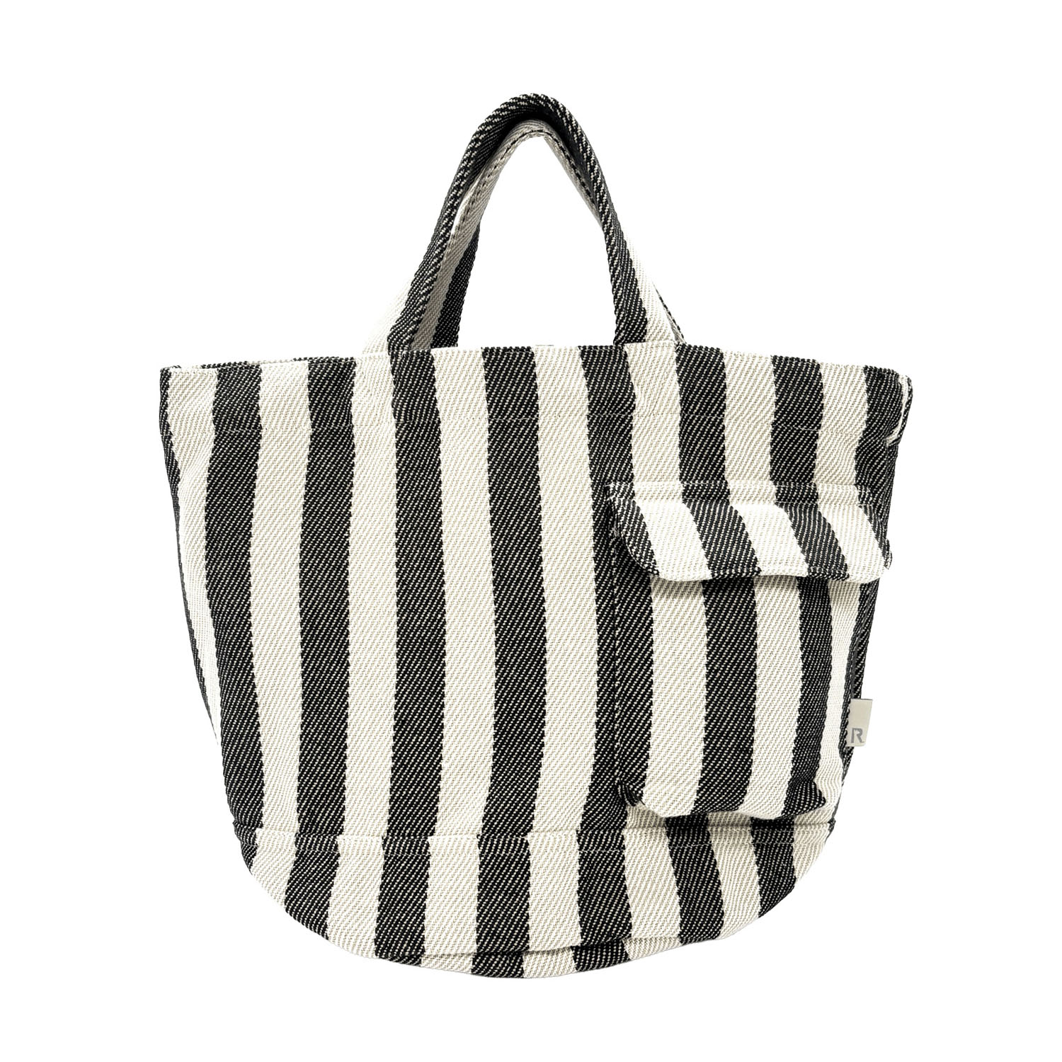 ルートート ストライプ柄丸型トートバッグ - 画像2