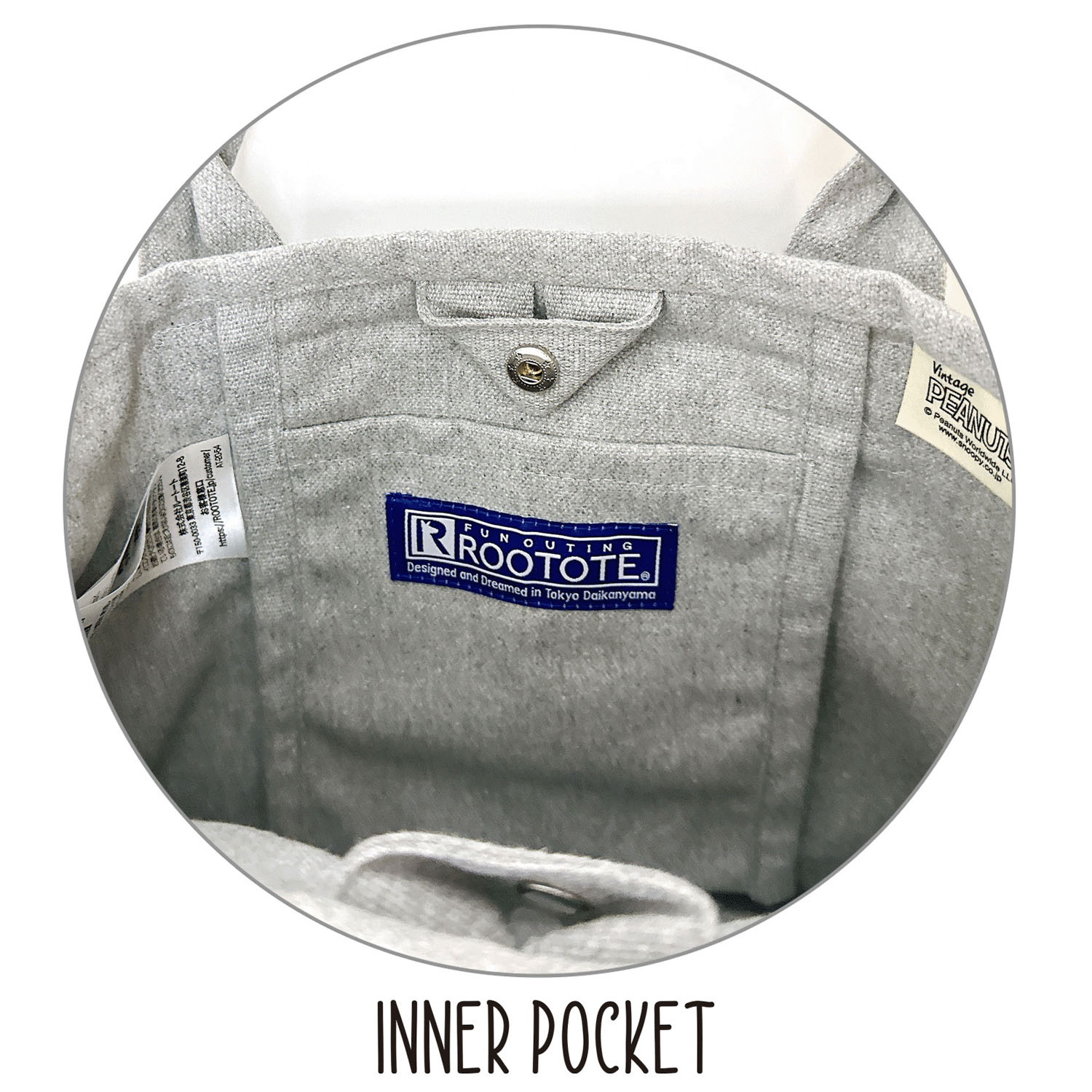 ルートート PEANUTSベビールーポケッツバッグ - 画像3