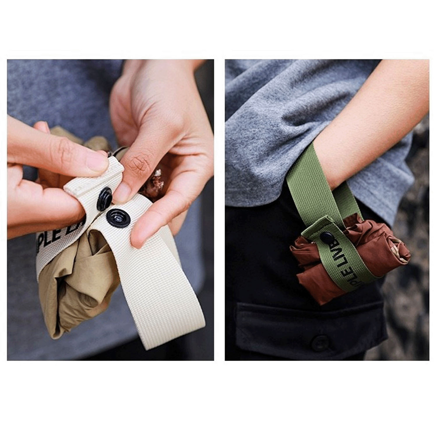 巾着ワンハンドルバッグ - 画像4