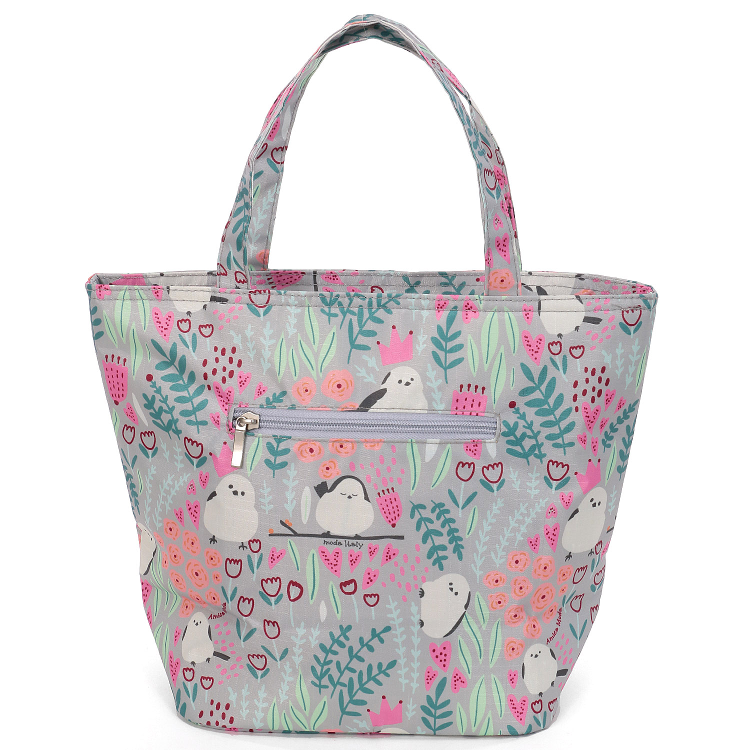 【エトワール別注柄】シマエナガ保冷ボトル付バッグ - 画像2