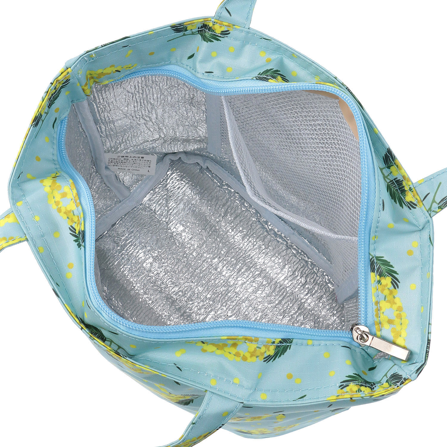 【エトワール別注柄】ミモザ柄保冷ボトル付バッグ - 画像5