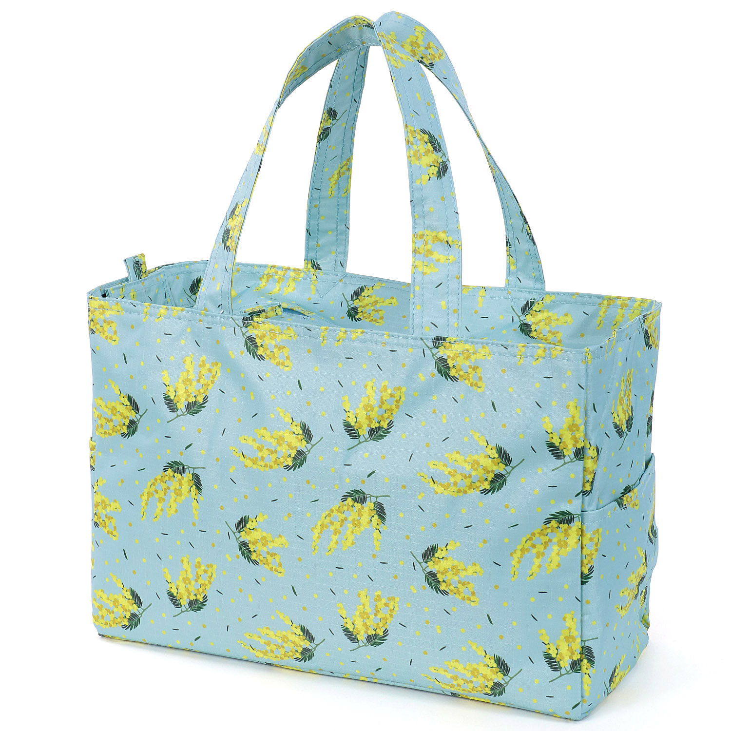 【エトワール別注柄】ミモザ柄保冷BOX型トートバッグ - 画像9