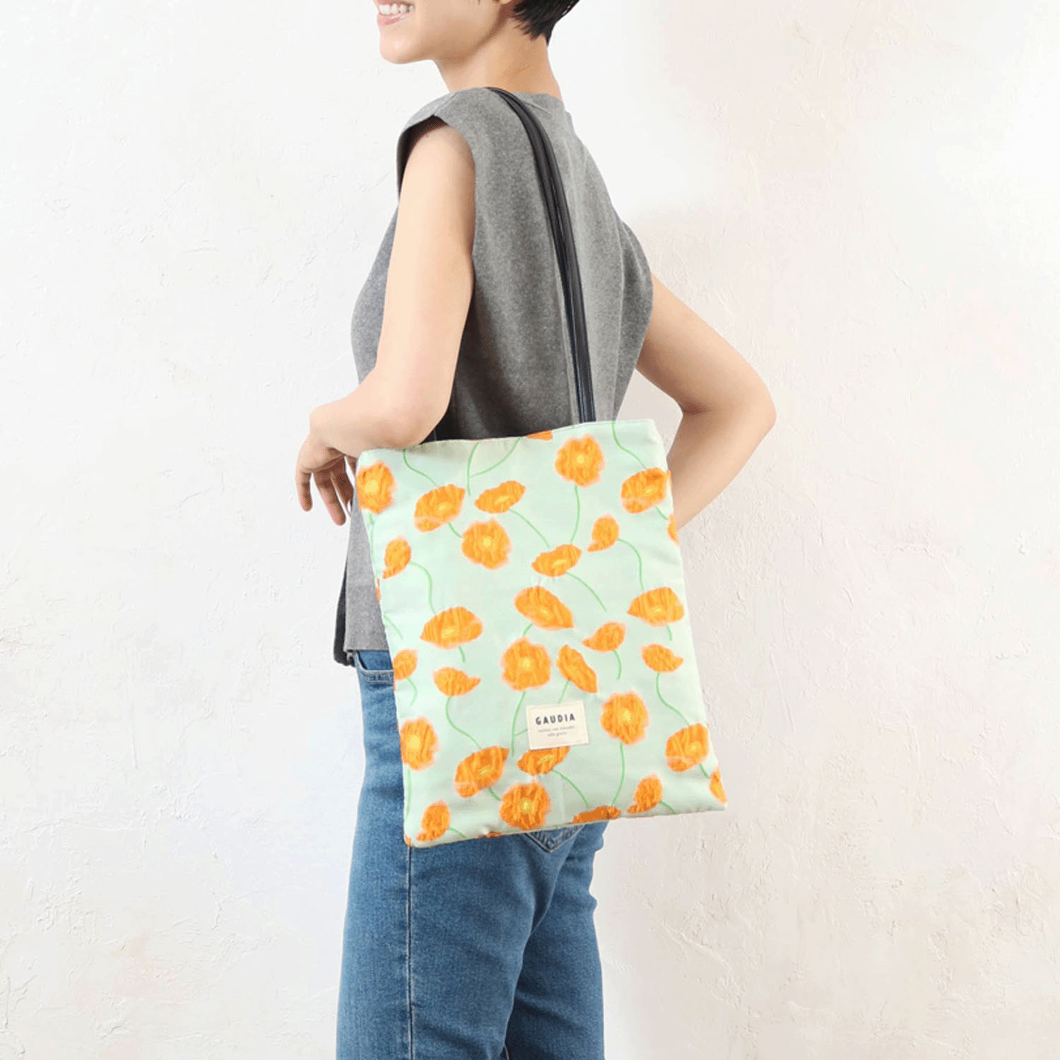 【ピンクは在庫限りで終了】テクスチュールトートバッグ - 画像6