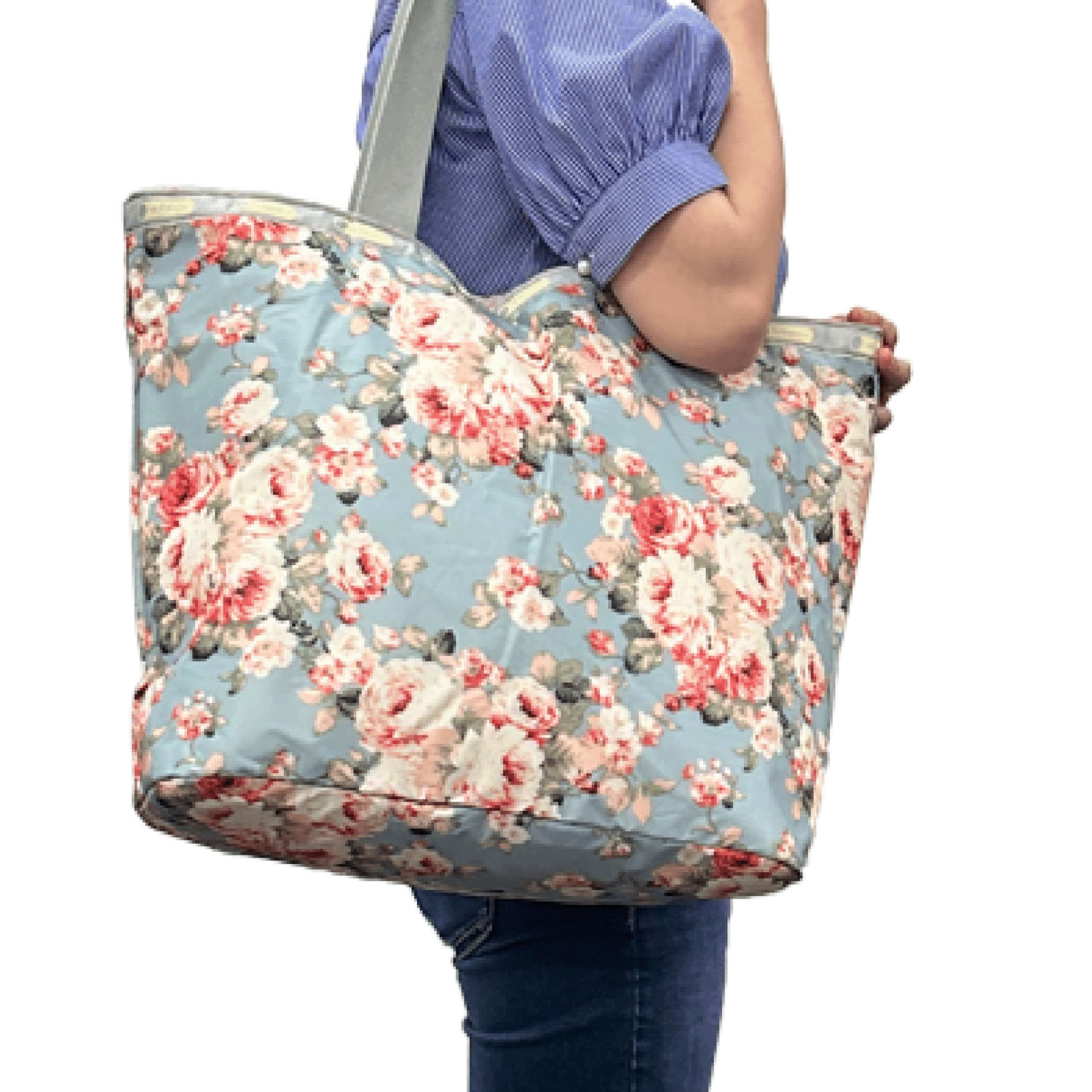 保冷柄物プリントトートバッグ